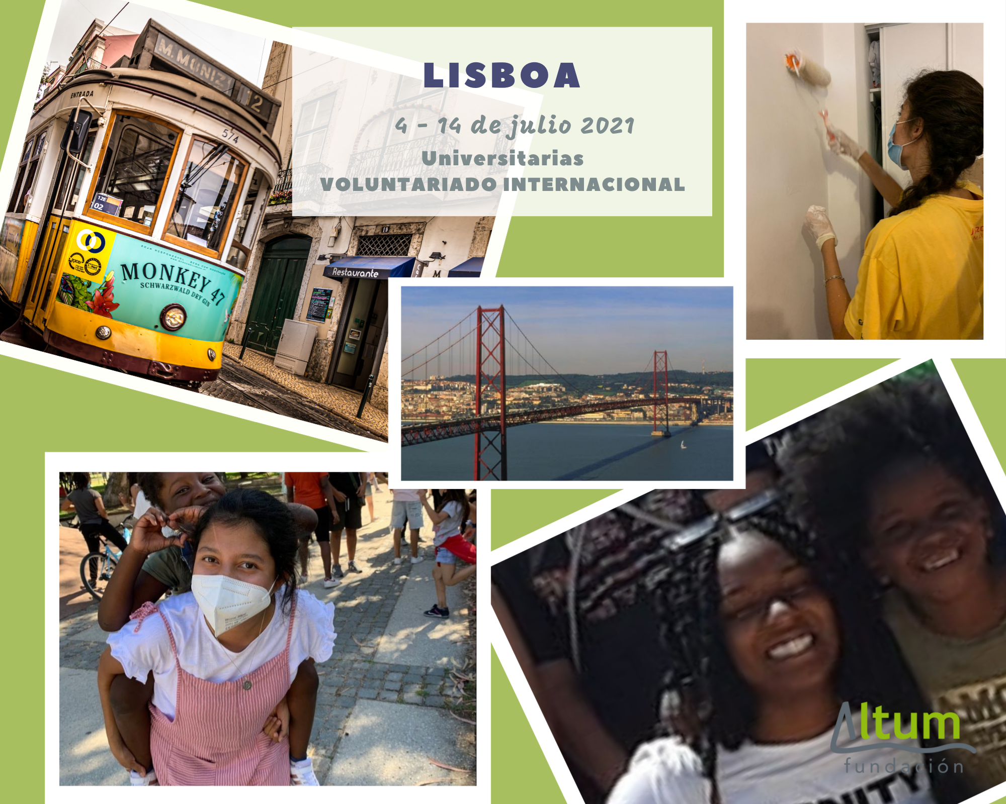 Voluntariado internacional 2021 – Lisboa (Portugal)